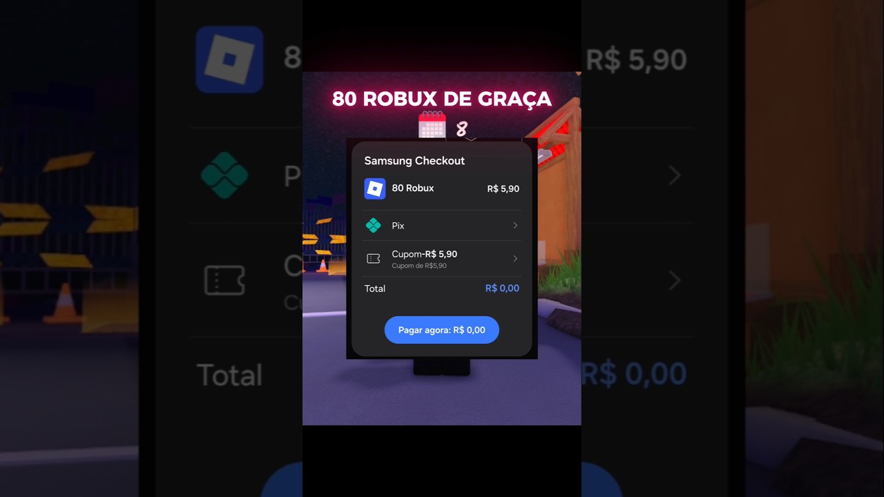 💸✨COMO PEGAR 80 ROBUX COMPLETAMENTE DE GRA&Ccedil;A #roblox #fy #robux #jogos #fypシ #fy