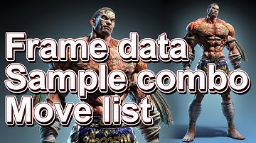 TEKKEN 7 FAHKUMRAM Complte Combo, Frame data and Move list