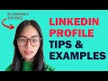 Linkedin profile optimization tips a top creators tip   linkedin profile examples analysis 2020