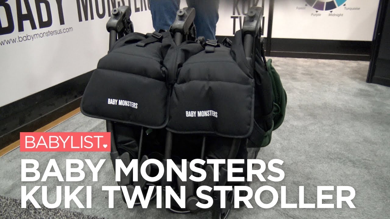 baby monster easy twin stroller