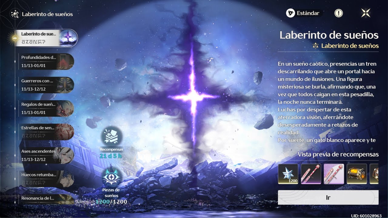 Wuthering Waves | Evento - Laberinto de sueños | Ver 1.6