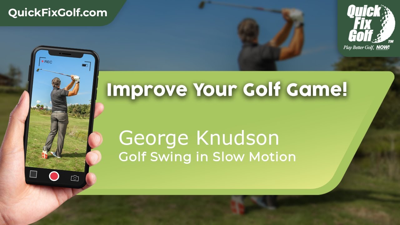 Take a Lesson From Knudson Golf Swing in Slow Motion YouTube