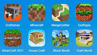 Craftsman, Minecraft, MergeCrafter, Craftopia, AtharCraft, House Craft, Block World, Craft World screenshot 4