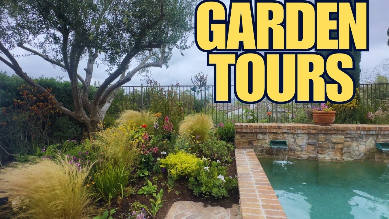 SECRET California Garden Tours - ASMR Relaxation 