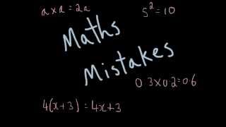 Maths Mistakes - Mean from Frequency Tables
