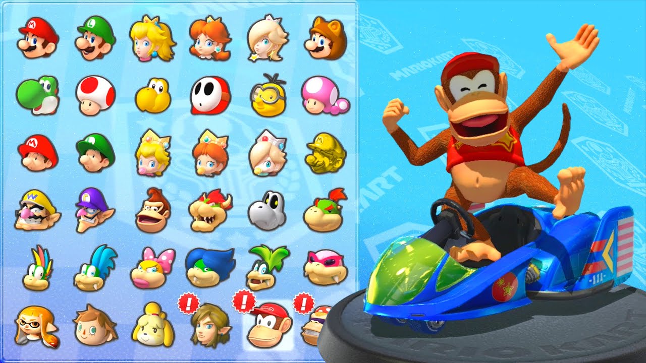 マリオカート8デラックス】ディディーコング（ブルーファルコン）の