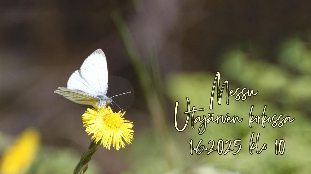 Messu Utajärven kirkossa 1.6.2025 klo 10, tallenne
