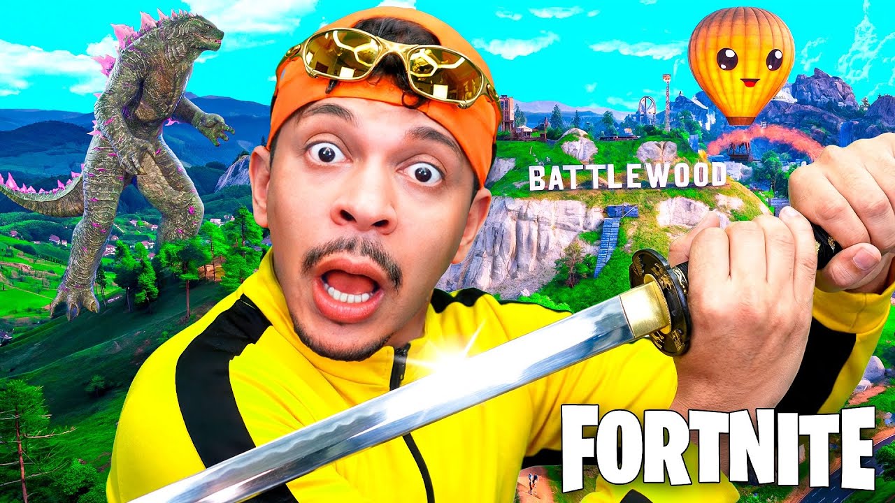 COCIELO TÁ DEITANDO NO BATTLE ROYALE DO FORTNITE???😱😱