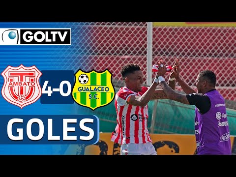 GOLEADA del RODILLO ROJO en Ambato | Tec. Universitario 4–0 Gualaceo | LigaPro 2023