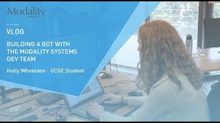 Work experience at Modality Systems - building a bot
