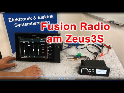 Ein Fusion Radio am B&G Zeus3S einstellen und bedienen von Busse Yachtshop