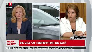 VREMEA SE SCHIMBĂ RADICAL.  VIN ZILE CU TEMPERATURI DE VARĂ. Știri B1TV_