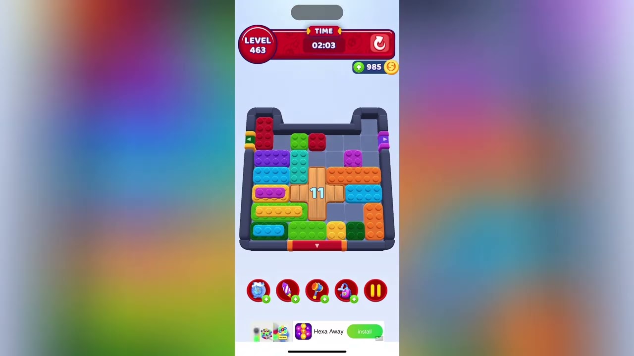 Color Block Jam Level 463 Solution walkthrough - YouTube