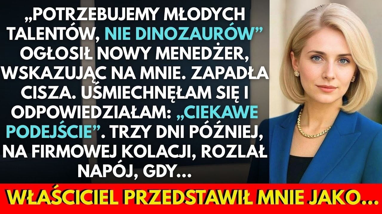 Nowy Menedżer Wyśmiał Mój Wiek… Dopóki Nie Odkrył, Kim Naprawdę Jestem Dla Właściciela