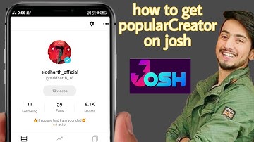 how to get popularCreator on josh || without any app || in Hindi