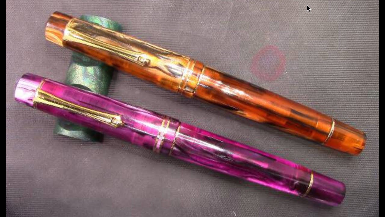 Moonman M800 Purple Fountain Pen Review YouTube