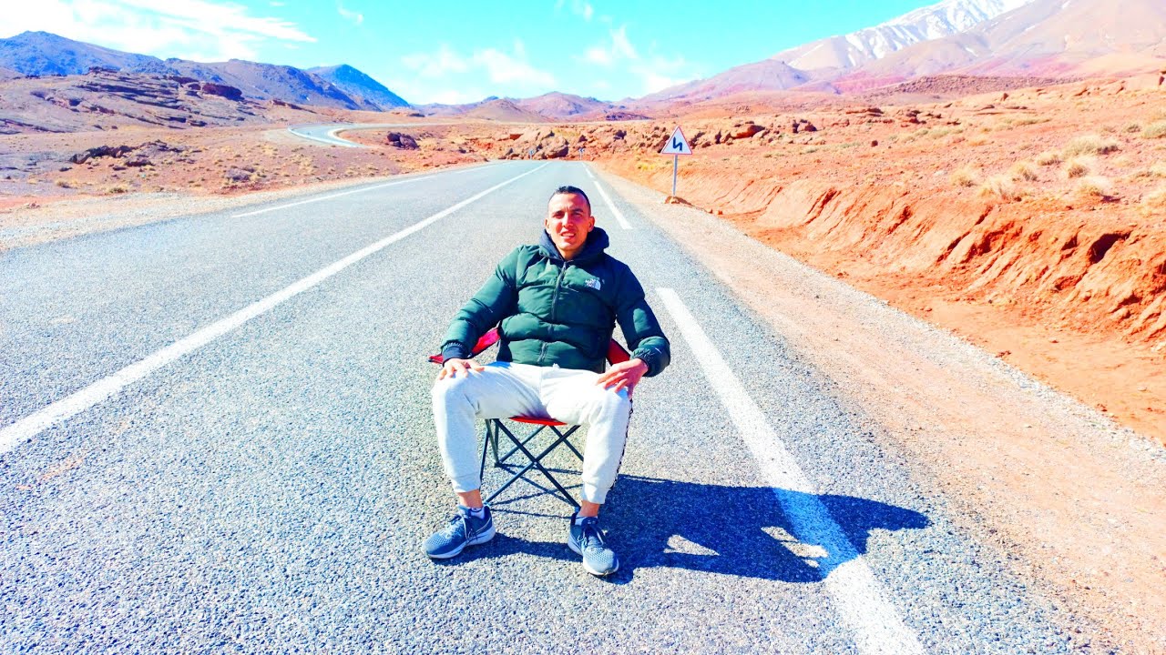 شدينا طريق من امسوزارت إلى ورزازات مع  أجمل مناضر تشوفوها معانا 