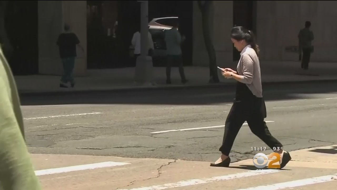 Staring At Phone While Crossing A Street In Montclair Now Carries A Hefty Fine