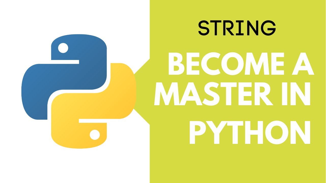 Complete Python String | Become a Master in Python Part 1 - YouTube