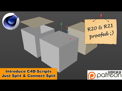 .:: JUST SPLIT & CONNECT SPLIT (C4D SCRIPTS) ::.