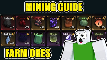 HOW TO GET RARE ORES FASTER IN THE FORGE