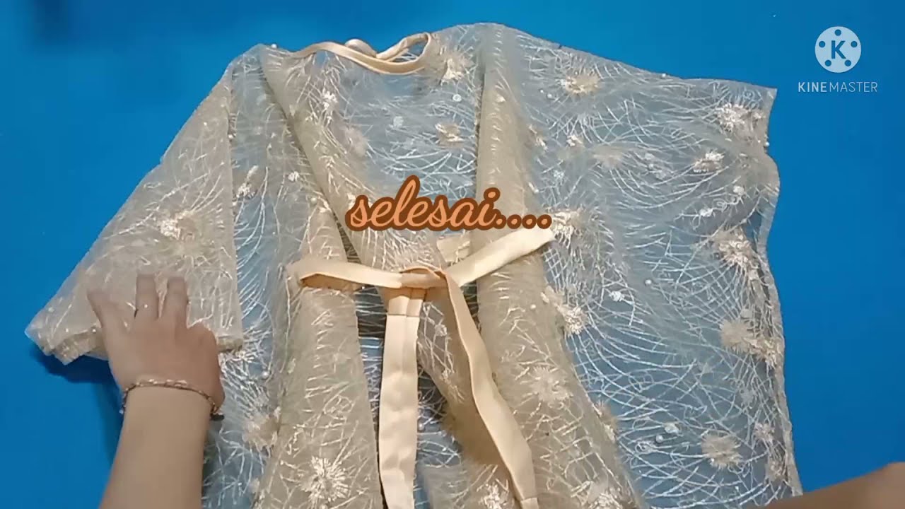 #sewing#tutorial Membuat outfit lebaran sendiri||membuat outer sendiri|membuat kaftan mudah