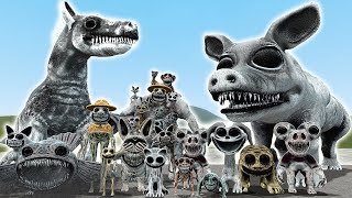 NEW ZOONOMALY HORSE MONSTERS AND PIG MONSTERS AND ALL MONSTERS COMBINED In Garry's Mod!