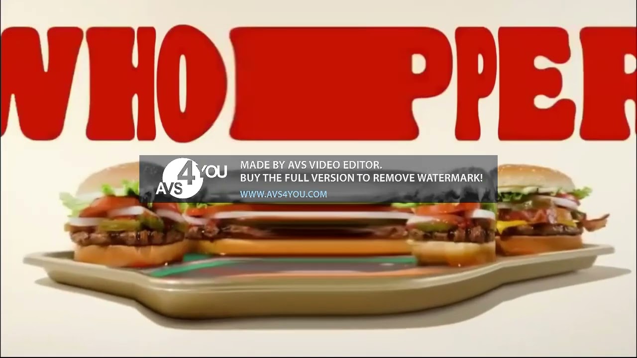 (REQUESTED) Whopper Best Animation Logos is Going Weirdness Every