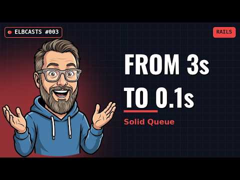 Your form waits three seconds — move it to a job (Solid Queue) | Elbcasts #003