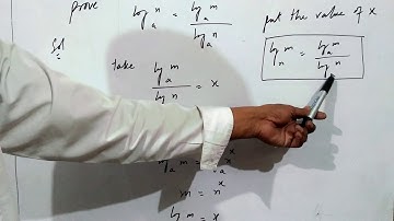 Class 9th | Subject Math | Chapter# 3 | 4th Law of Logarithm  | Native Schools