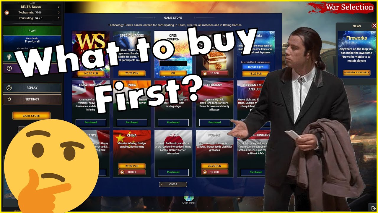 Tier List Of The BEST Countries To Buy First War Selection YouTube Tier List Of The BEST Countries To Buy First War Selection YouTube