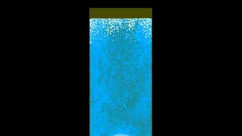 Particle Method Simulation of Air Bubble formation in water