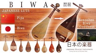 Biwa 琵琶 - Japanese Musical Instrument -Pipa- Gaku/Mōsō/Gogen/Heike/Chikuzen/Satsuma/Nishiki biwa