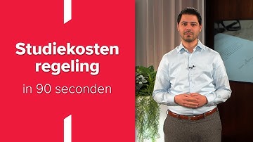 Studiekostenregeling in 90 seconden