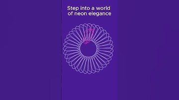 Neon Spirograph Journey 🌈 #artrelaxation  #creativepatterns  #ShortsInspo