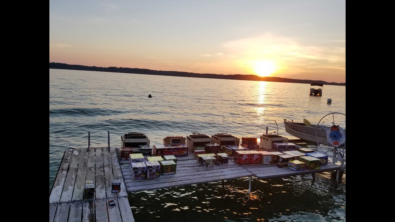 Torch Lake Fireworks July 4th, 2020 YouTube