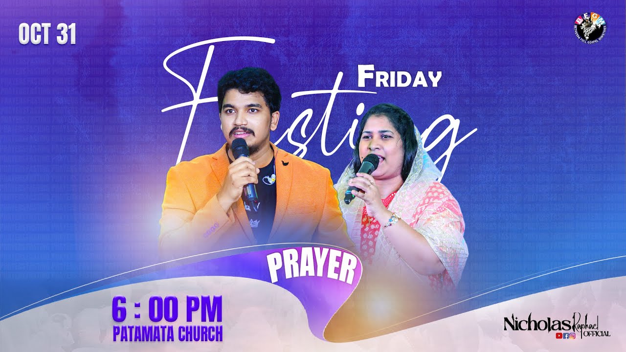 🔴Friday evening fasting prayer || 31st Oct 2025 || Nicholas Raphael ...