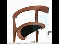 Chair Modeling | Timeline Playback #shorts #woodworking #chair #diy
