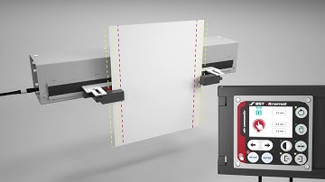 Setup of FVG POS 100 - Warning and Alarm Levels Web Width Measurement