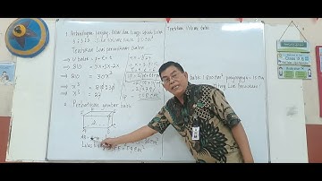 VOLUME DAN LUAS PERMUKAAN BALOK. #volume, #luaspermukaan, #balok