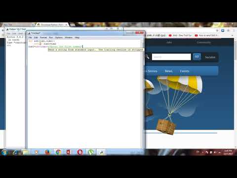 Introduction to Python-Addition of two numbers