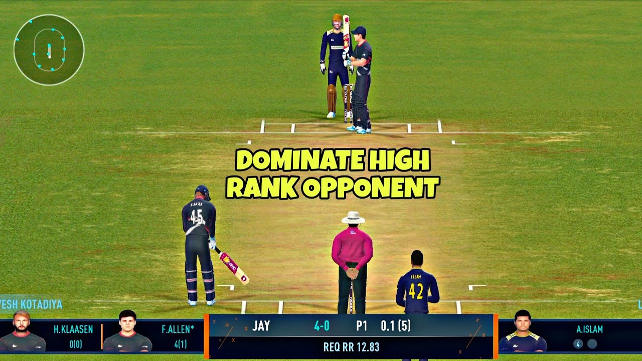 Can You Win Against High Rank Opponent Like This 😎 | Real Cricket