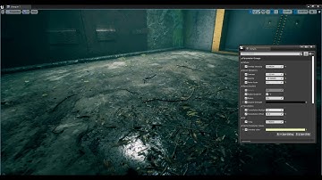 Procedural (Perlin noise) ground debris, leaves spawner shader Unreal Engine 4