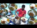 Hyderabadi Road Side Midday Meals | Veg &amp; Nonveg Meals | Roadside Unlimited Meals | Hai Foodies