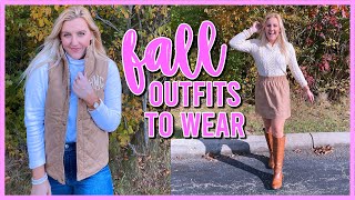 NOVEMBER FALL OUTFIT IDEAS // FASHION LOOKBOOK || Kellyprepster