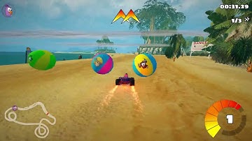 SuperTuxKart 1.0 - Gran Paradiso Island Reverse 1:53.311