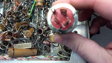 How to replace Collins KWM2 filter capacitors Fix hum audio motor boating