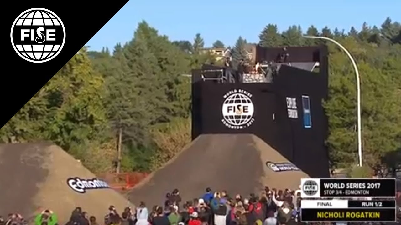 Nicholi Rogatkin: 1st Final MTB Slopestyle - FISE World Series Edmonton 2017
