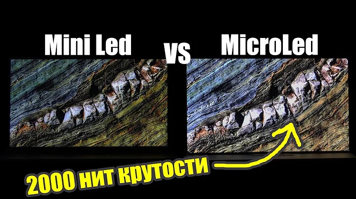 89" MicroLED против 85" Mini LED телевизора на CES 2022! | ABOUT TECH