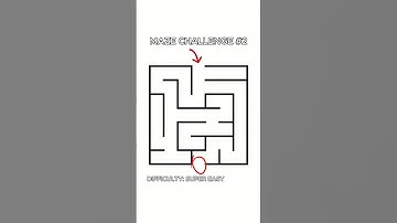 🌀 MAZE CHALLENGE #2 | Can You Beat This Super Easy Maze? 🧩
